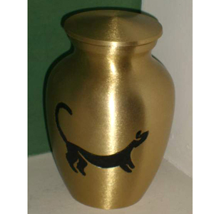 Urnes de crémation solides noires modernes et souvenirs urne métallique de conception classique urne de cendres de souvenir de meilleure qualité pour les services funéraires - Product Image 3