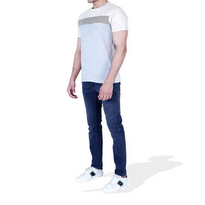 High Quality 230grams <b>Thick</b> 100% Cotton <b>Men's</b> Blank Plain T-<b>shirt</b> Street Wear Dropped Shoulders Design Custom Logo Wholesale - Product Image 3