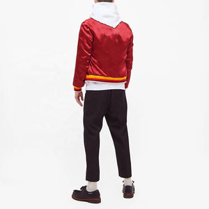 Chaqueta Bomber Reversible de Nuevo Diseño, Personalizable con Letras y Parches, Estilo Universitario, Informal, de Invierno, Sólida, Impermeable y Transpirable para Hombre - Product Image 3