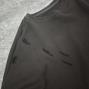 Sudadera Deportiva de Algodón Personalizada de Alta Calidad, Sudadera Extra Grande con Estampado Desgastado de Lujo para Hombre, Venta al por Mayor - Product Image 4