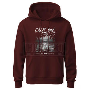 Sudadera con capucha de mezcla de algodón cómoda para hombre Patrón impreso para ropa informal diaria para la temporada de invierno - Product Image 1