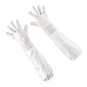 2025 nueva llegada de cuero de alta calidad mejor proveedor y precio barato apicultor apicultura guantes antideslizantes servicio OEM - Product Image 4