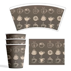 Gobelet en papier biodégradable et écologique pour boissons chaudes |   Gobelet à café en papier personnalisé imprimé 8oz 12oz |   Papier alimentaire enduit de PE - Product Image 6