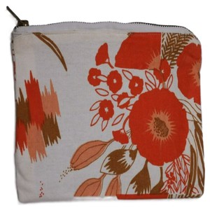 Pochette de maquillage personnalisée pour femmes, motif floral, écologique, 100% coton, impression personnalisée, multi-tailles (3-5 pouces), cadeaux - Product Image 1
