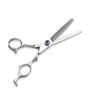 Ensemble de ciseaux de coiffure professionnels en acier inoxydable de haute qualité ciseaux de salon de coiffure ciseaux amincissants - Product Image 5