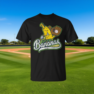 Camiseta Promocional Infantil con Diseño de Béisbol y Plátanos, ¡Vamos a la Fiesta! - Product Image 3