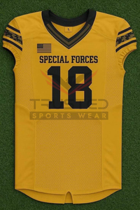 Conjunto de Uniforme de Fútbol Americano de Manga Corta, Secado Rápido y Transpirable, con Impresión por Sublimación Personalizable, Servicio OEM - Product Image 5