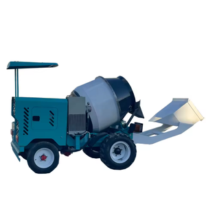 PRECIO DE DESCUENTO  Mezcladoras de Concreto Mini de 0.5m3 500L, Camiones Mezcladores de Concreto Autocargables con Motor Diésel 4x4 - Product Image 4