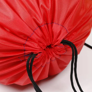 Custom Logo Drawstring <b>Backpack</b> Bag <b>Promotional</b> Polyester Sports Gym String Bag with Customized Material and Pattern - Product Image 3