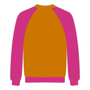 Delta Psi Rho Sorority Raglan Sleeve Crewneck Sweatshirt Gold Cotton Poly Founding Year 2020 Jumper Greek Life Casual Apparel - Product Image 3