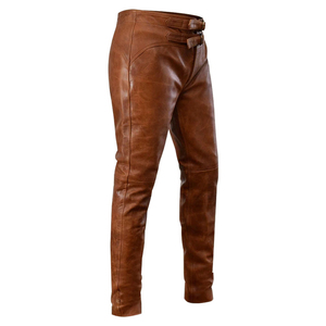 2024 กางเกงหนังผู้ชายที่กําหนดเองใหม่ในราคาสมเหตุสมผลโลโก้ที่กําหนดเองและการพิมพ์กางเกงหนังสําหรับขายการออกแบบบริการ OEM - Product Image 2