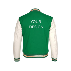 Nouveau design, logo personnalisé, veste universitaire pour hommes, col montant de haute qualité pour l'hiver - Product Image 3