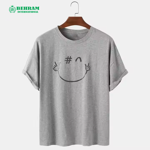T-shirt personnalisé de haute qualité pour hommes, style streetwear, coupe ample, surdimensionné, 100% coton, écologique, respirant, vente en gros - Product Image 5