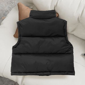 Gilet matelassé d'hiver pour homme en toile de haute qualité, respirant, imperméable, avec capuche amovible, style ample et chaud, sans manches - Product Image 2