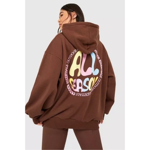 Sudaderas de Invierno de Alta Calidad Personalizadas para Hombre y Mujer, Corte Regular, Cuello Redondo, Felpa de Algodón, Impresión de Logotipo Personalizada - Product Image 5