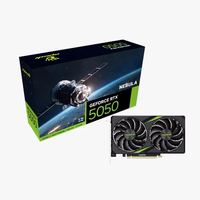 Placa Gráfica RTX 5050 NEBULA OC 8GB GDDR6 com Ventilador, PCI Express 4.0, Componentes de Hardware para Computador Desktop Gaming