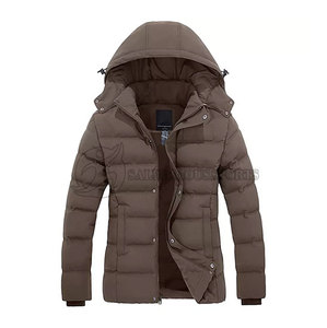 Veste d'hiver matelassée imperméable et écologique pour femme, décontractée, coupe-vent, respirante, unie, tricotée, brodée, longue - Product Image 2