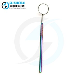 กระจกทันตกรรมเกรดสำหรับการผ่าตัดพื้นผิวป้องกันการเกิดหมอกทำจากเหล็กเยอรมันเพื่อการมองเห็นที่ชัดเจนเครื่องมือผ่าตัดทางทันตกรรม - Product Image 5