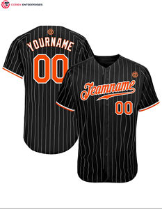Maillot de baseball à rayures personnalisées Chemises de softball à rayures personnalisées Uniforme sportif à sublimation pour hommes femmes jeunes adultes - Product Image 2