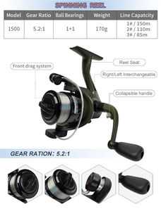 Canne à pêche spinning NOMADISM 1,65 m en fibre de carbone ultra-légère, action rapide, équipement pour la pêche au bar en mer, adultes, lacs, bateaux, moulinets, ruisseaux - Product Image 4