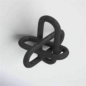 Escultura de aluminio sin fin, diseño de lujo para decoración del hogar, mesa de decoración, Hotel, habitación, restaurante, hecho en la india 2023 - Product Image 5