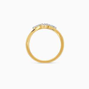 Anillo de Diamante Cultivado en Laboratorio Gold Pieris con Baño de Oro de 9K-18K - Product Image 5