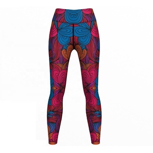 Wholesale Seamless Elastic Waist Breathable Mid Waist Solid Yoga <b>Leggings</b> for Women's Gym Fitness <b>Butt</b> <b>Lifting</b> with Custom Logo - Product Image 5