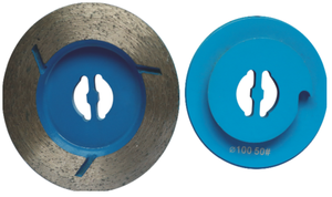 Disque de meulage diamanté à segments <span class=keywords><strong>Turbo</strong></span> de 4-5 pouces pour granit, marbre et terrazzo - Product Image 2