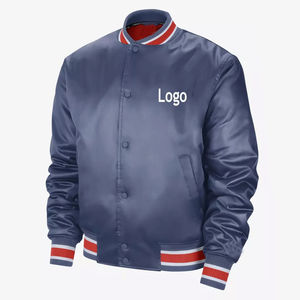 2025 colores personalizados ropa de moda chaqueta Varsity de satén de alta calidad Hip Hop personalizado Unisex Streetwear chaqueta Varsity para hombres - Product Image 5