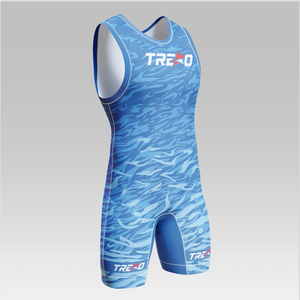 Combinaison de lutte pour hommes, uniforme personnalisé, sublimation, ajustement extensible, vente en gros, combinaison respirante de lutte de haute qualité - Product Image 5