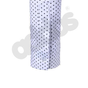 Camiseta de manga larga a la moda para hombre para POLO, camiseta de talla grande con estampado de letras lavadas y cuello de lunares - Product Image 6