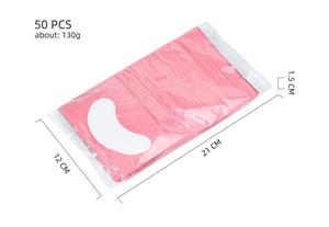 แผ่นรองใต้ตาแบบใช้แล้วทิ้ง ปราศจากขุย สำหรับต่อขนตา ใช้ในร้านเสริมสวย - Product Image 6