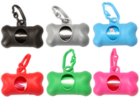 Distributeur de sacs à déjections canines en plastique léger et réutilisable, écologique, biodégradable, portable pour usage extérieur