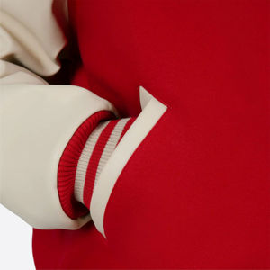 แจ็กเก็ตทีมเบสบอลไม่มีลายสำหรับผู้ชายเสื้อสตรีทเสื้อแจ็กเก็ตทีมกีฬาแบบลำลองออกแบบโลโก้ได้ตามต้องการ - Product Image 3