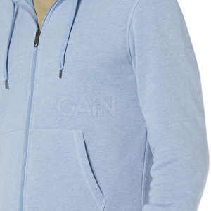 Nueva moda Ropa de hombre Sudaderas con capucha de tamaño personalizado Algodón Estilo casual Hombres Sudaderas con cremallera Para venta en línea - Product Image 4