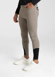 Pantalons d'entraînement d'équitation en tissu extensible personnalisé respirant, culottes de haute qualité pour hommes, coupe ajustée - Product Image 2