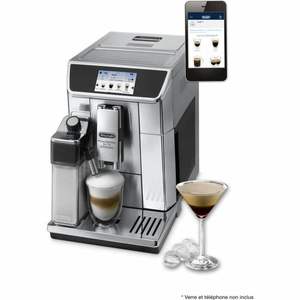 Machine à café super automatique DeLonghi 1450W 1L Gris Acier inoxydable Semi-automatique pour hôtels Fonction manuelle Prise EU/US - Product Image 4