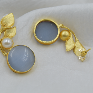 Nueva colección de aretes chapados en oro de diseño, venta al por mayor, aretes chapados en oro de 18 quilates hechos a mano para mujer - Product Image 4