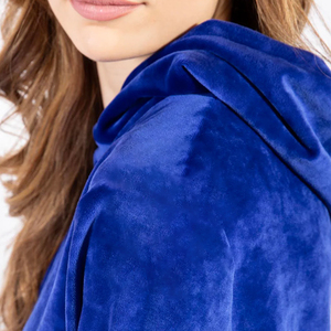 Survêtement en velours pour femmes, respirant et à séchage rapide, teint en plaine, entièrement personnalisé, survêtement en velours pour femmes du meilleur fournisseur - Product Image 6