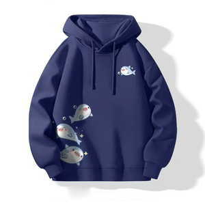 Sudadera Geniolamode para hombre, marca de moda para adolescentes, Tops para estudiantes de secundaria, abrigo de manga larga con dibujos de tiburones, ropa de entrenamiento - Product Image 5