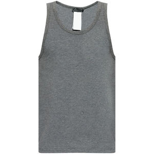 Haute qualité personnalisé poids lourd en gros 100% coton hommes lâche surdimensionné blanc débardeurs décontracté solide débardeurs - Product Image 1