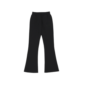 OEM de alta calidad de algodón acampanado Jogger Pant String hombres Streetwear logotipo personalizado suelto Ajuste Plano liso teñido Casual pantalones de chándal - Product Image 6