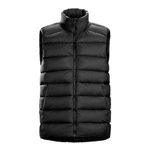 100% polyester Men's shiny down Puffer Vest <b>Lightweight</b> Sleeveless waistcoat Zipper bubble Vest Puffer <b>gilet</b> with Pockets - Product Image 6