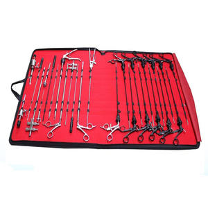 Ensemble complet de chirurgie laparoscopique 28 pièces : Pinces laparoscopiques manuelles, Dissecteur, Forceps, Porte-aiguille, Réutilisable, Écologique - Product Image 3