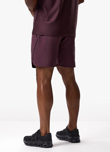 Vente en gros de vêtements de fitness d'été pour hommes, séchage rapide, logo personnalisé, shorts d'entraînement de couleur unie, shorts de gym respirants pour hommes, style décontracté - Product Image 6