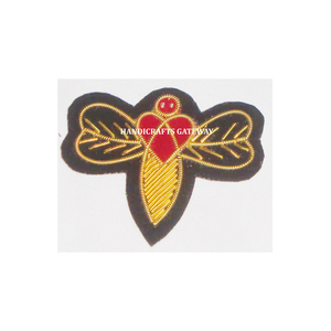 Personalizar pedido mayorista exportador directo de hecho a mano Zari bordado encaje coser tela insignias parches fieltro - Product Image 1