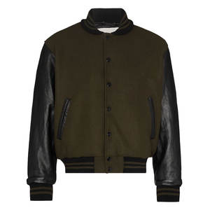 Veste universitaire pour homme de haute qualité en gros, col montant, imperméable, écologique, décontractée, streetwear, personnalisable, prix bas - Product Image 1