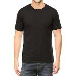 เสื้อยืดสีขาวคอวีพิมพ์ลายโลโก้แฟชั่นผ้าฝ้ายอินทรีย์ธรรมดา - Product Image 3