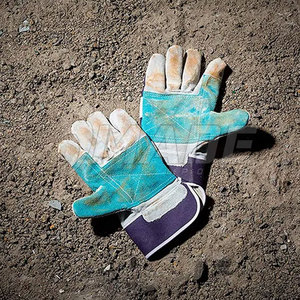 Guantes de Seguridad de Trabajo Cómodos y Económicos de Piel de Vacuno de Primera Calidad con Forro de Algodón y Puño Reforzado con Goma IMADE SPORTS - Product Image 6