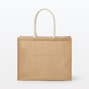 Vente en gros Sac fourre-tout en jute personnalisé pour faire des emplettes - Product Image 1